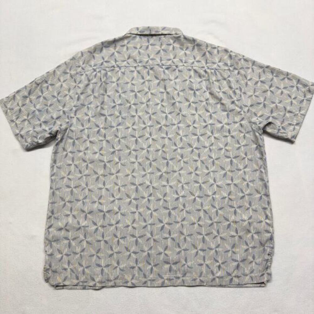 Tommy Bahama Mens Size XL Island Zone Geometric Tropical Hawaiian Camp‎ Shirt - Picture 2 of 11